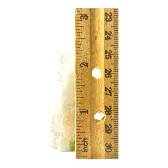 Natural Green Phantom Quartz Crystal Tower Point Balance Cleanse Auras Energy - Picture 6 of 7